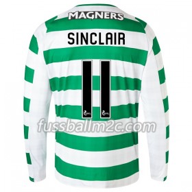 Fußballtrikots Celtic Glasgow Sinclair 11 Heim Trikotsatz 2018-2019 Langarm